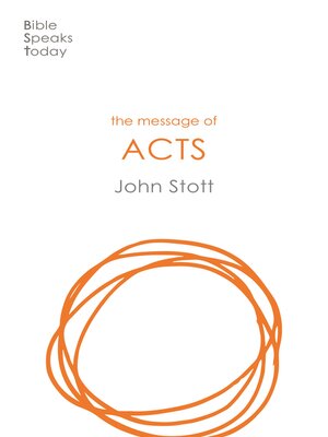 cover image of The Message of Acts